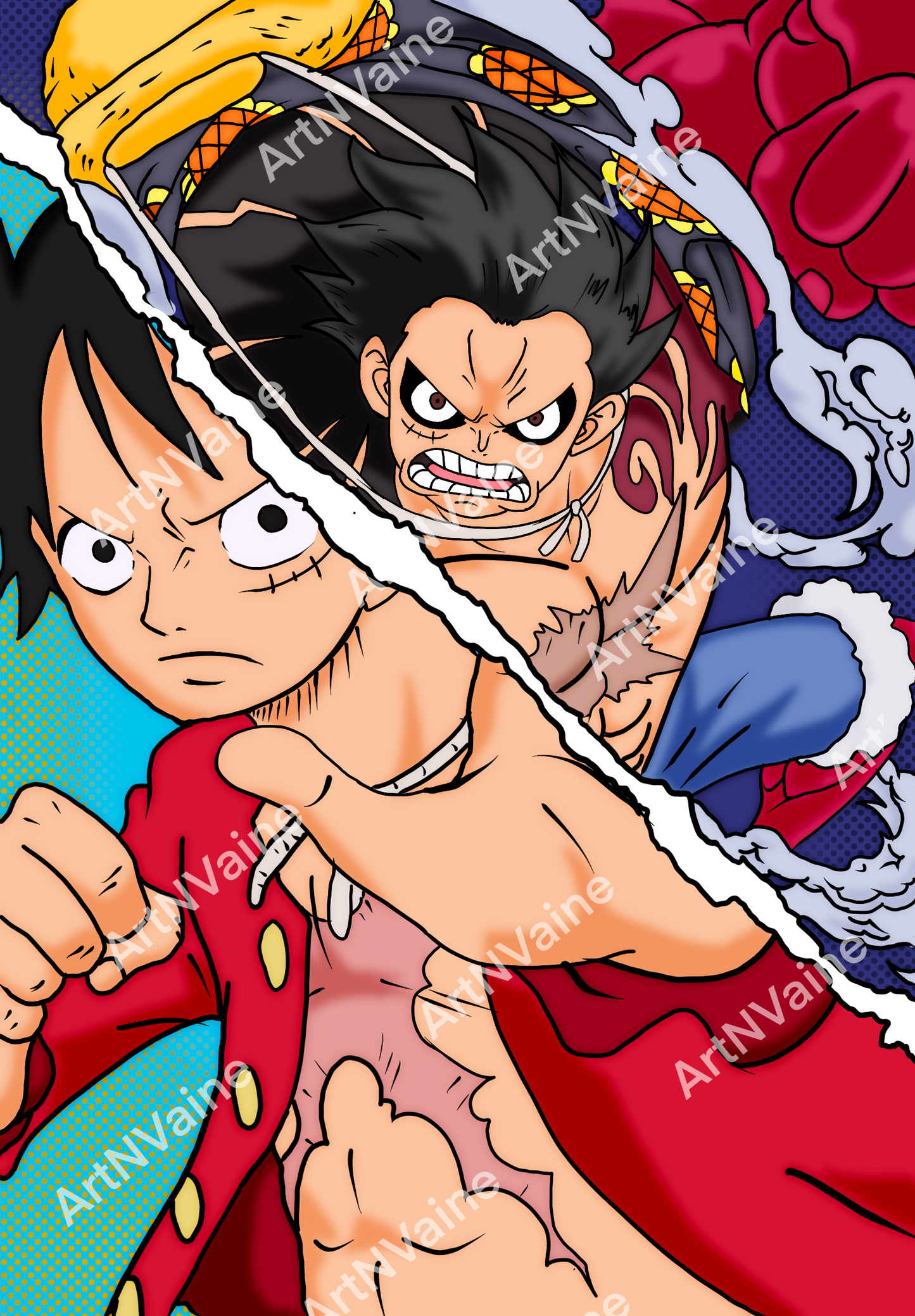 Luffy, Gear 4 (Ripped)