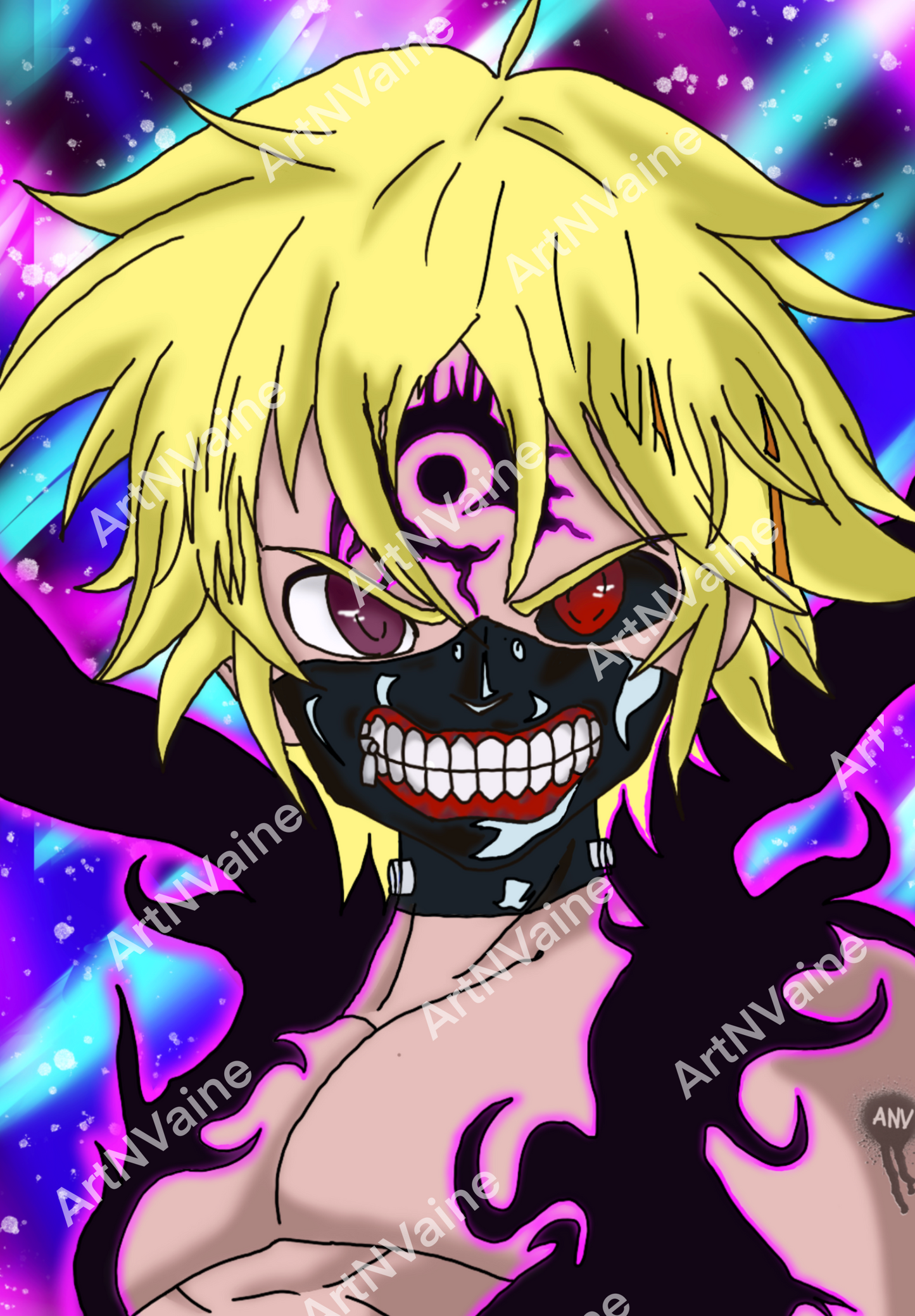 Meliodis / Kaneki Fusion