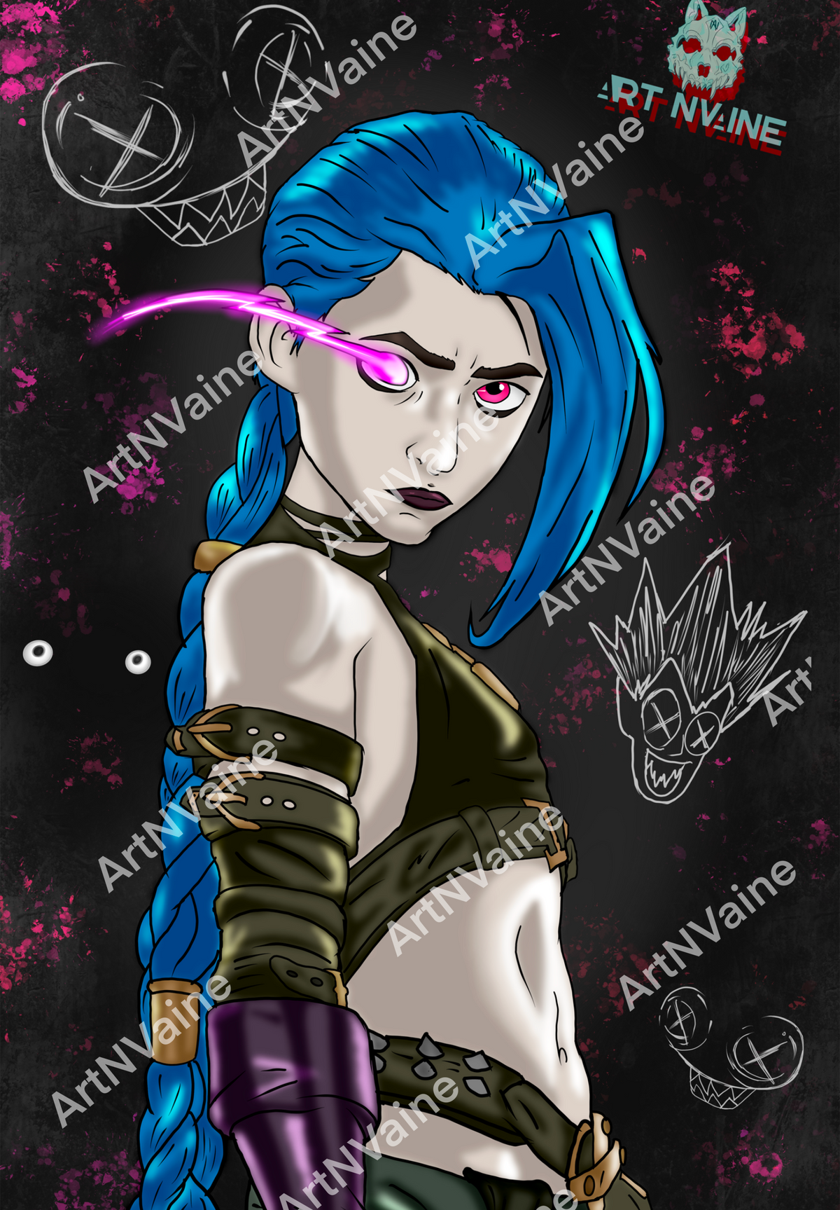 Jinx Club You’re a Jinx Fan Art – ArtNVaine